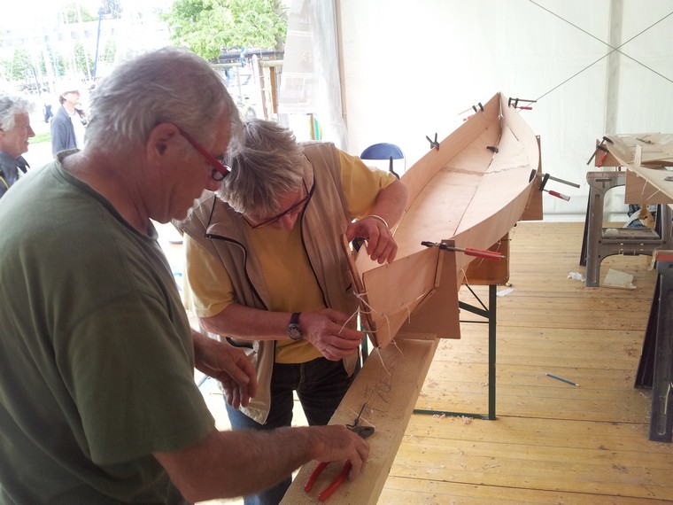 Construire un kayak semaine du golfe 2013
