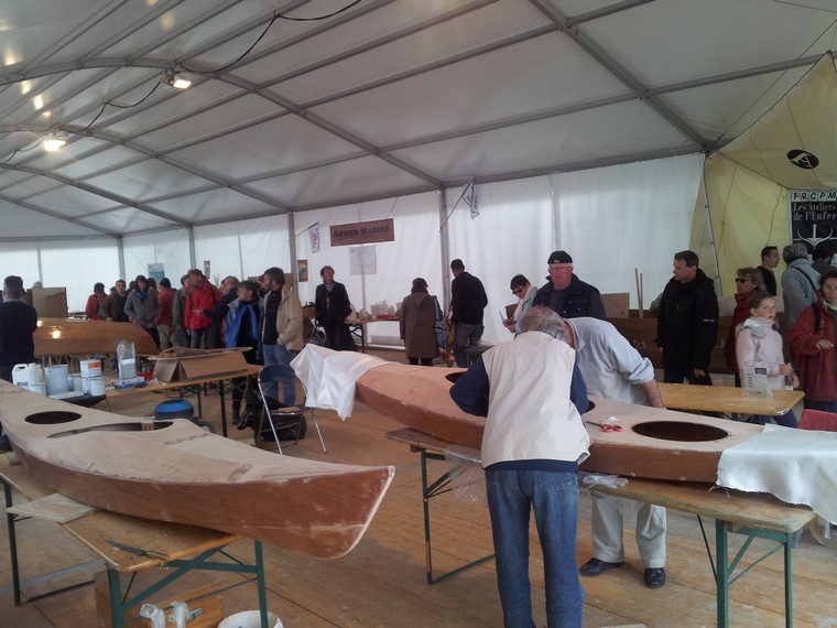 Construire un kayak semaine du golfe 2013