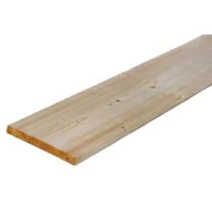 Sapin sans noeud raboté pour banc