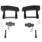 Kit de conversion de cale-pieds pour contrôle d'un gouvernail.