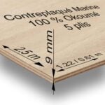 Contreplaqué MARINE 9 mm