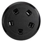 Trappe à visser 130 noir